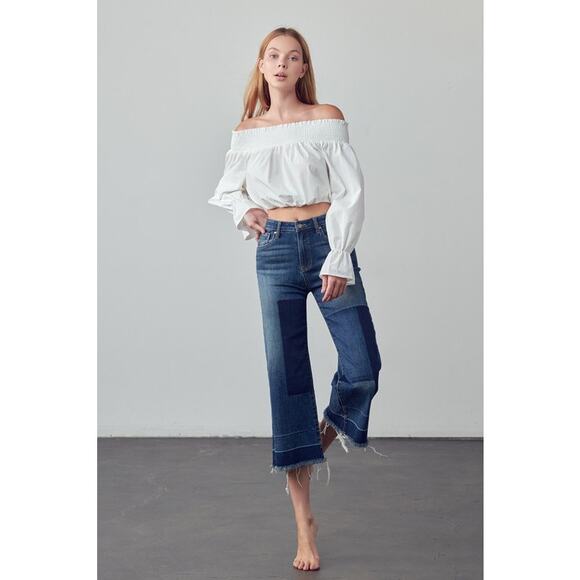 Insane Gene Mid-rise Crop Flare Jeans - P1301 - Size 7/27 - Picture 2 of 10